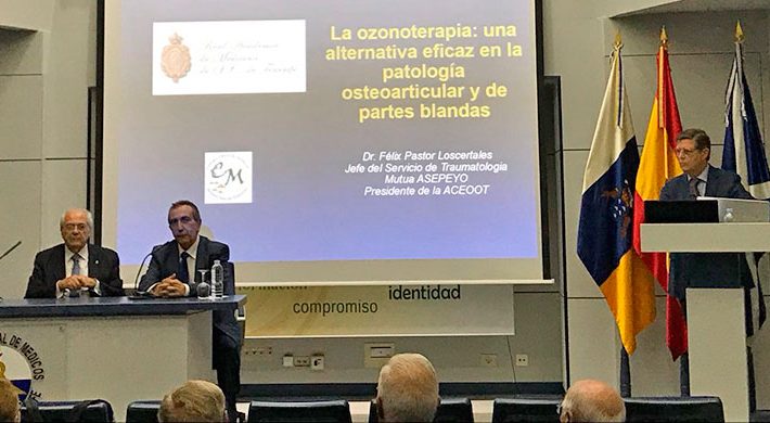 El Dr. Pastor ofrece una conferencia sobre la Ozonoterapia en la patología Osteoarticular